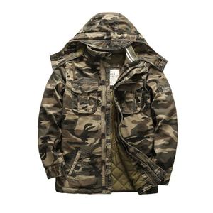 Parka épaisse rembourrée pour homme 2024, veste d'hiver à capuche, manteau multi-poches, vêtements d'extérieur chauds, vestes cargo - Product Image 1