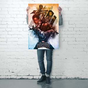 Póster de Black Panther de Marvel, Técnicas de Impresión Digital para Gráficos - Product Image 4