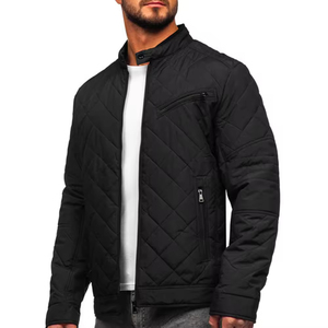 Chaqueta de Invierno Acolchada, Gruesa, Cortavientos, Informal, con Cremallera Completa, Diseño Personalizado, para Hombre - Product Image 5