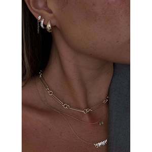 Diamond Pav Dome <b>Huggie</b> Earrings - Product Image 6