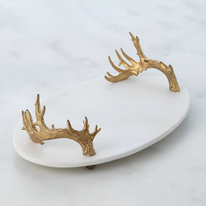 Plateau de décoration de Noël en marbre élégant et moderne Vente en gros directe d'usine Meilleure qualité Prix bas Accent de maison de vente chaude parfait - Product Image 4