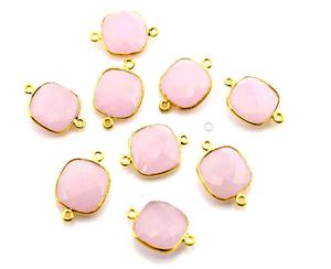 Colgante de Labradorita Facetada en Forma de Gota de 9x12mm, Hecho a Mano, en Plata de Ley Chapada en Oro, Joyería de Moda para Todos - Product Image 2