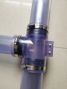 Điều kiện khó khăn rõ ràng PVC vệ sinh ống nối nhanh chóng kết nối Công Đoàn khớp nối phụ kiện chống ăn mòn kháng hóa chất - Product Image 5