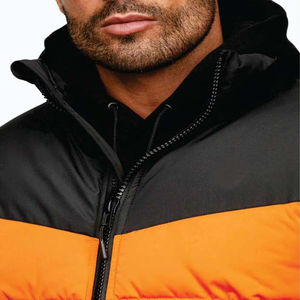 Chaqueta acolchada impermeable personalizada para hombre, secado rápido y transpirable, estilo callejero, Calidad única, moda de invierno con cierre de cremallera - Product Image 4