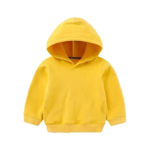 Ropa de calle 100% algodón invierno niños cálido Color sólido bebé algodón polar niños pulóver sudaderas térmicas - Product Image 6