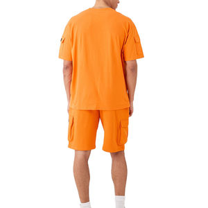 Conjuntos de pantalones cortos deportivos para hombre, precio al por mayor, diseño personalizado, conjuntos de pantalones cortos deportivos para hombre, conjuntos de pantalones cortos de algodón estampados para hombre - Product Image 2