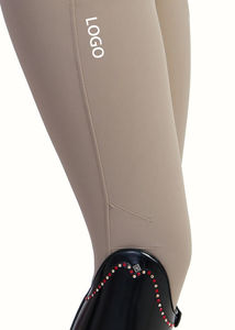 Pantalones de entrenamiento de carreras antideslizantes con pantalones ecuestres elásticos cómodos para mujer para niñas y damas - Product Image 5