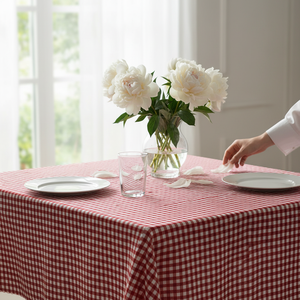 Soft Terry Cotton <b>Tablecloth</b> 140x180cm – Durable, Easy Wash, Minimalist Style, Premium Home Textile - Product Image 1