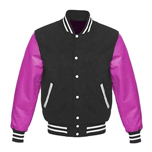 Chaqueta de bombardero larga personalizada para hombre, ropa de calle, estilo de diseñador de moda, transpirable, soporte de invierno, Hip Hop, béisbol, Letterman fino - Product Image 1