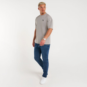 Nouveau design en gros 100% personnalisé coton biologique hommes surdimensionné T-Shirts haut de gamme en vrac vierge goutte épaule courte en couleur blanche - Product Image 1