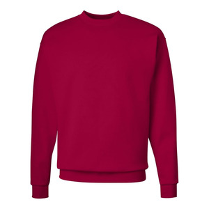 Premium Oversized Men Pullover Sudadera 100% Algodón Fleece Hombres Sudaderas Cuello redondo Custom Logo Basics Sudaderas con capucha - Product Image 1