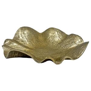 Cuenco decorativo de Metal antiguo Diseño irregular y forma única para centro de mesa de boda Encimera Cuenco japonés decorativo - Product Image 1