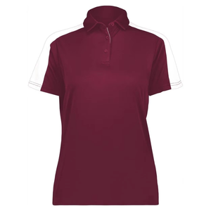 Polos de mujer de Color personalizado teñido liso, ropa informal cómoda y transpirable para adultos, camiseta Polo de manga corta para entrenamiento para mujer - Product Image 4