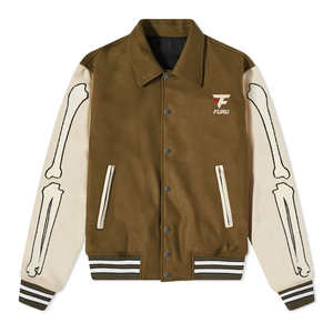 Dernière veste d'hiver coupe ajustée pour homme Style Letterman en polyester fin avec design uni Fabriqué au Pakistan - Product Image 1