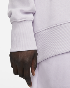 เสื้อสเวตเตอร์สวมหัวแบบสวมหัวของผู้หญิงโอเวอร์ไซส์คอกลมสำหรับใส่วิ่งอบอุ่นผ้าฝ้ายขนแกะไซส์ใหญ่พิเศษซักได้ตามต้องการ - Product Image 4