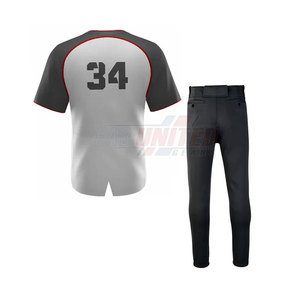 Ensemble d'uniformes de baseball et de softball durables toutes saisons, avec logo personnalisé, maillot et pantalon pour équipes et ligues, 100 % polyester, couleur et taille personnalisables - Product Image 4