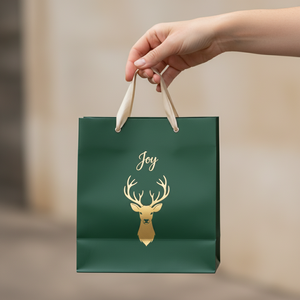 Bolsa de regalo de papel de Navidad de lujo para regalos corporativos y embalaje de vacaciones - Product Image 5