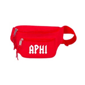 Sac banane unisexe personnalisable en polyester, motif à pois, forme boîte, avec sangle de ceinture et fermeture éclair, antivol, économique, sacs de premier choix - Product Image 2