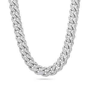 Radiant 14K Gold Lab Grown Diamond Collier E Color Brilliant Cut VVS2 Clarity Anniversaire Femme Mariage Élégant Fine Jewelry - Product Image 3