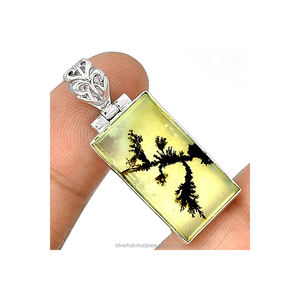 จี้เงินอัญมณีโมราธรรมชาติทำด้วยมือเครื่องประดับทำด้วยมือจี้เงินแท้925จี้เสน่ห์ ODM - Product Image 1