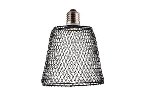 Black metal flexible mesh bell-shaped LED <b>ceiling</b> <b>light</b> E27 4W 3000K 240Lm (F-Bright 2509006-N) - Product Image 1