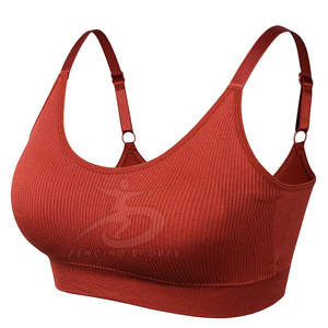 Soutien-gorge de sport pour femmes de haute qualité soutien élevé écologique séchage rapide vêtements d'entraînement sans couture léger réversible grande taille - Product Image 1