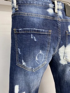 กางเกงยีนส์วินเทจของผู้ชายผ้ายืดเข้ารูปผ้ายืดกางเกงยีนส์ลำลองซักแล้วฤดูหนาว - Product Image 2