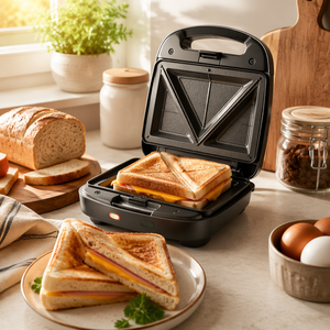 Máquina de Desayuno 3 en 1 Silver Crest, <span class=keywords><strong>Tostadora</strong></span> Multifunción, Máquina para Hacer <span class=keywords><strong>Pan</strong></span>, Electrodoméstico para el Hogar, Regalo, Control Mecánico - Product Image 2