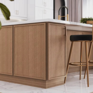 ตู้ครัวไม้จริงสไตล์โมเดิร์นจากโรงงานผู้ผลิตในเวียดนาม พร้อมประกอบ - Product Image 1