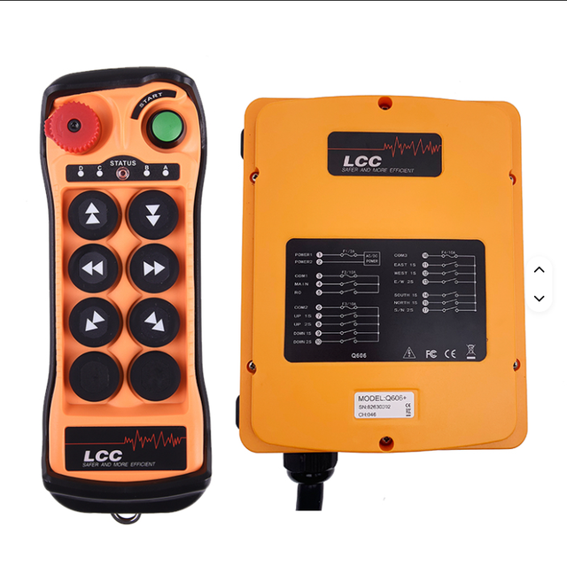 Reliable Supplier Q606 Double Speed Radio Controls 433MHZ Long Distance Crane Remote