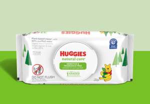 Toallitas Húmedas para Bebé Huggies Natural Care Sensitive, 6 Paquetes de Recarga, 1008 Unidades, Sin Perfume, Toallitas de Limpieza Orgánicas, Paquete 1 - Product Image 2