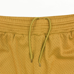 Short de basket-ball athlétique décontracté pour hommes 100% toile de polyester léger séchage rapide maille poches zippées short de planche OEM - Product Image 3