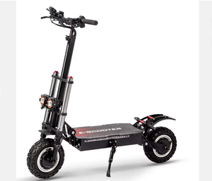 Ready for Courier Handoff Foldable Planar Wheel Electric <b>Scooter</b> with Dual Suspension Adjustable Height for Adult Off-road Use - Product Image 2
