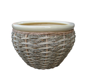 Productos al por mayor macetas de cerámica para interiores macetas y macetas de vivero para el hogar y suministros de jardín maceta de arcilla juego de jardinería piso - Product Image 4