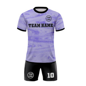 Uniforme d'entraînement d'équipe sportive dernier modèle adultes coupe automatisée chemises et hauts vêtements de football maillot de football - Product Image 2