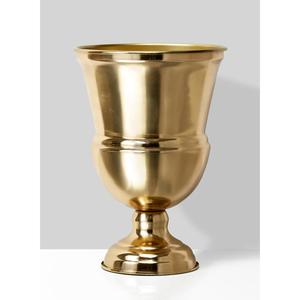 Jardinière en métal doré de qualité supérieure avec finition mate en poudre pour la décoration de la maison, le style de jardin, l'affichage en salle et les vases à fleurs de luxe - Product Image 3