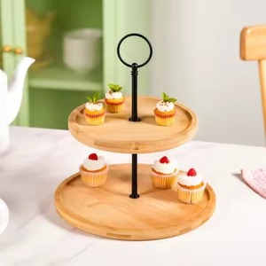 Round Metal Cake <b>Stand</b> for Wedding Party Dessert Display Table Decoration Cupcake <b>Holder</b> Pastry Serving <b>Plate</b> Home Decor - Product Image 4