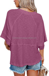 เสื้อยืดแขนสั้นฤดูร้อนสำหรับผู้ชายดีไซน์ลายเส้นสีแดงสีดำพร้อมโลโก้ตามสั่งจาก Boomletcorp - Product Image 6