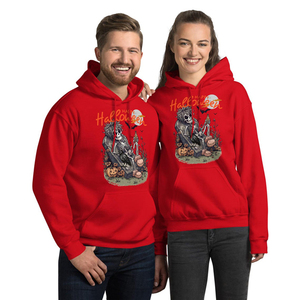 Sweat à capuche lourd pour homme en molleton 100% coton, coupe classique, imprimé numérique, séchage rapide, respirant, avec poche, personnalisable, vente en gros - Product Image 4