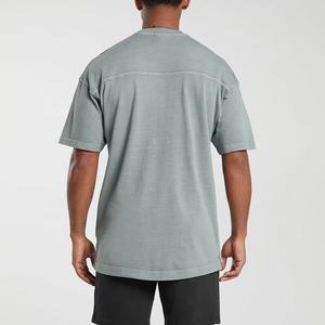 Personnalisé 100% coton hommes T-Shirts surdimensionnés blanc t-shirts manches longues grande taille formel imprimé hauts pour garçons tissu tricoté - Product Image 3