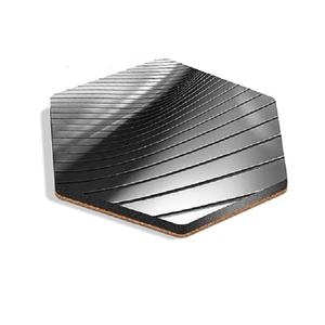 Posavasos en forma de piña de Metal de reenvío rápido con plato para servir té y café con acabado dorado, posavasos decorativo para mesa de comedor - Product Image 5