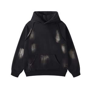 เสื้อฮู้ดสำหรับฤดูหนาวใส่ได้ทั้งชายและหญิงหลากสีใส่สบายไหล่ตกไซส์ใหญ่พิเศษ - Product Image 1