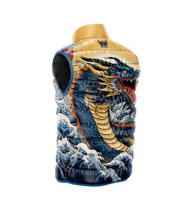 Chaqueta acolchada sin mangas de invierno, chaleco cálido grueso acolchado para hombre, chaleco acolchado, chaquetas cálidas para hombre, chaleco - Product Image 6