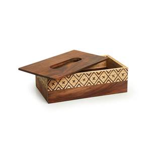 Porta Servilletas de Madera al por Mayor para Mostrador, Bodas, Hogar, Hotel, Restaurante, Oficina, Bar, Mesa, Caja de Pañuelos, Cantidad al por Mayor - Product Image 6