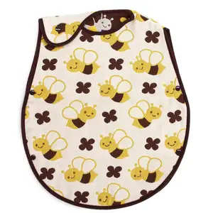 [Wholesale Products] Made in Japan 5-Layered Gauze Baby Bib 25cm*20cm 100% Cotton Breathable Low MOQ Soft Touch Bees