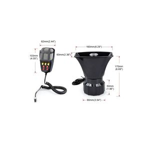 Bİrİncİoğlu còi báo động 7 giọng nói phổ quát với micrô nói chuyện và loa báo động ô tô tương thích với xe - Product Image 2