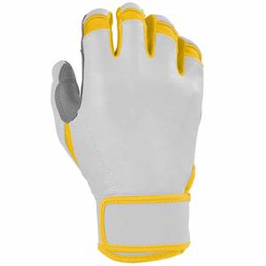Gants de frappeur de baseball à manchette courte, ajustables et confortables, en cuir de vachette de qualité supérieure, à prix de gros et sur mesure - Product Image 4