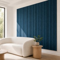 Panneau acoustique intégré 3D Kuswave |   Feutre acoustique thermoformé en fibre de polyester, panneau PET pressé en 3D, 2400x1200mm
