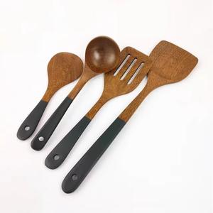Cuillère en bois de qualité supérieure, durable, écologique, accessoires de cuisine, mélange, cuisine, service de soupe, cuillères de service, taille personnalisée - Product Image 4