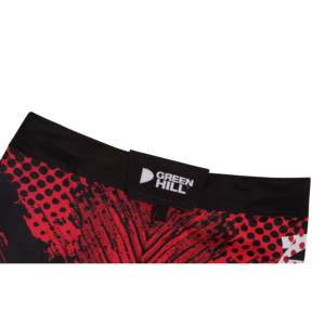 Pantalones Cortos de MMA Sublimados GREEN HILL Blancos con Logotipo Bordado, Poliéster y Spandex para Boxeo BJJ, Personalizables, Modelo 10508 - Product Image 5